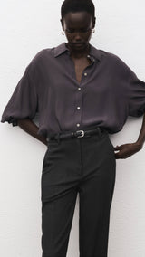 Mango trousers newarm in grey-004