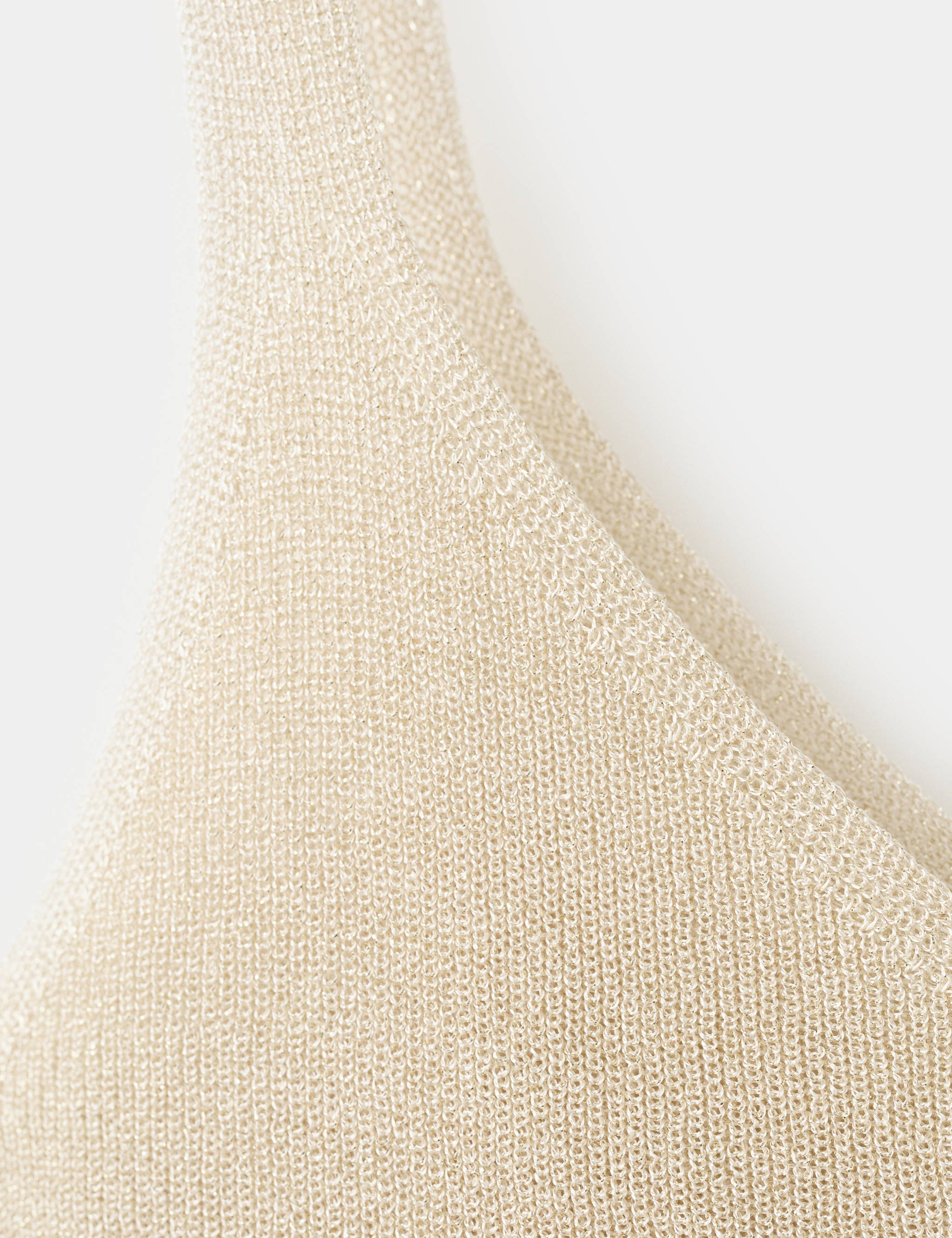 Mango top kling in gold