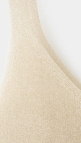 Mango top kling in gold