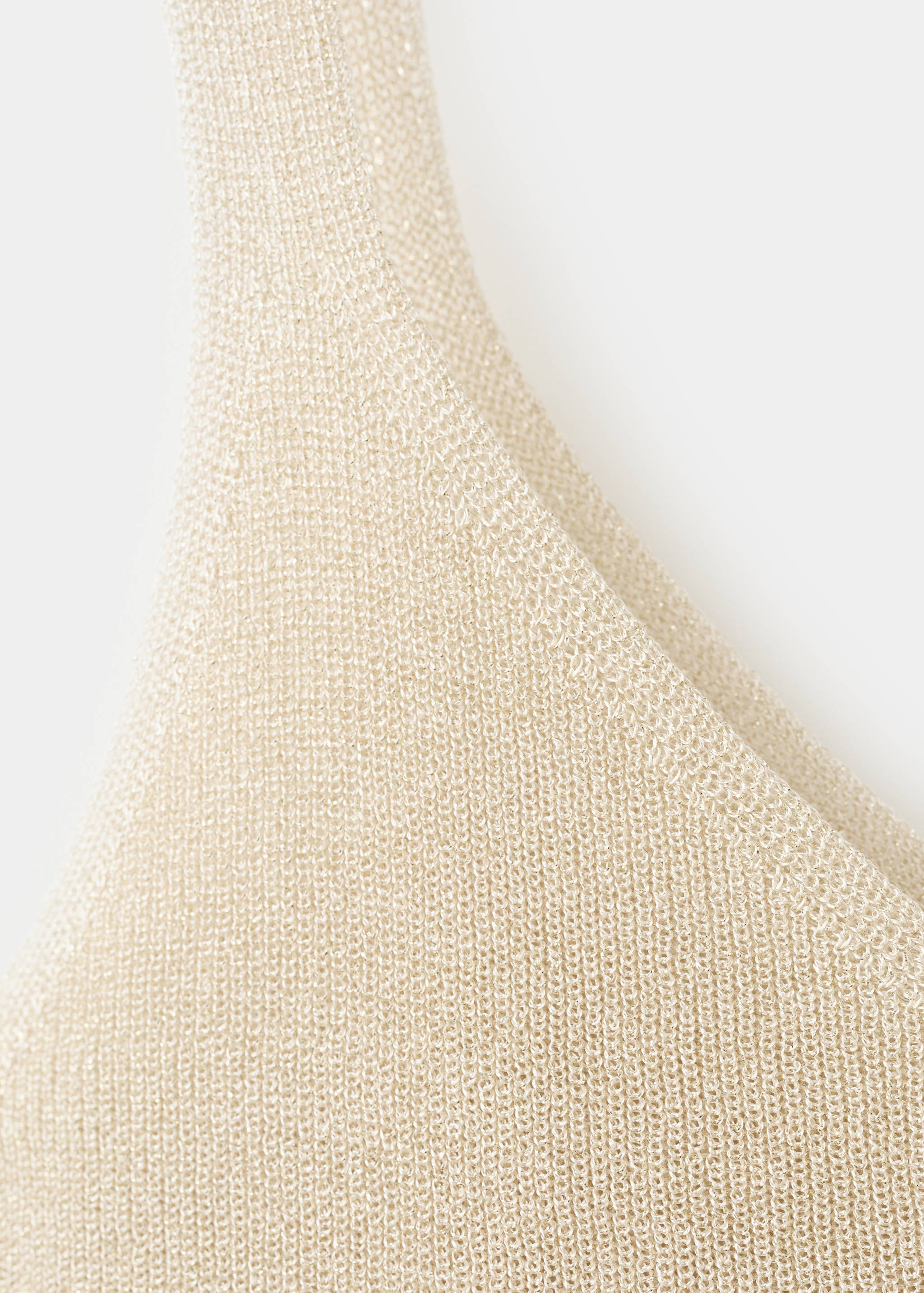 Mango top kling in gold