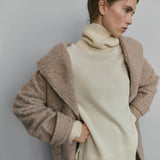 Mango coat finsti in beige-002