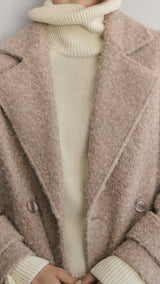 Mango coat finsti in beige-004