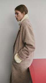 Mango coat finsti in beige-008