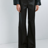 Mango trousers brown in chocolate - Image 1