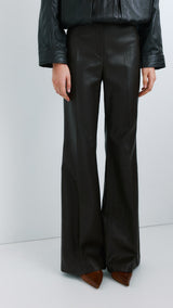 Mango trousers brown in chocolate - Image 1
