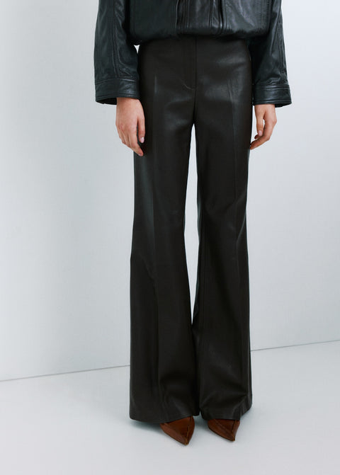 Mango trousers brown in chocolate