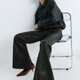 Mango trousers brown in chocolate - Image 4