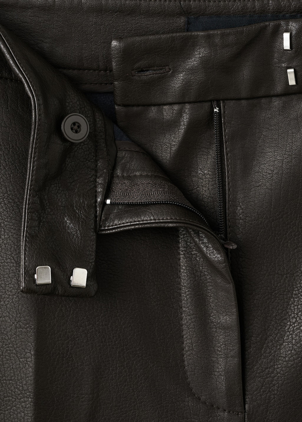 Mango trousers brown in chocolate - Image 6