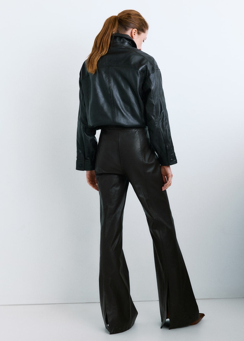 Mango trousers brown in chocolate - Image 7