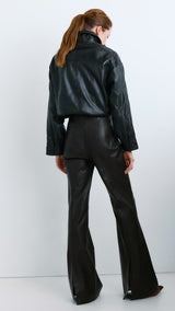 Mango trousers brown in chocolate - Image 7