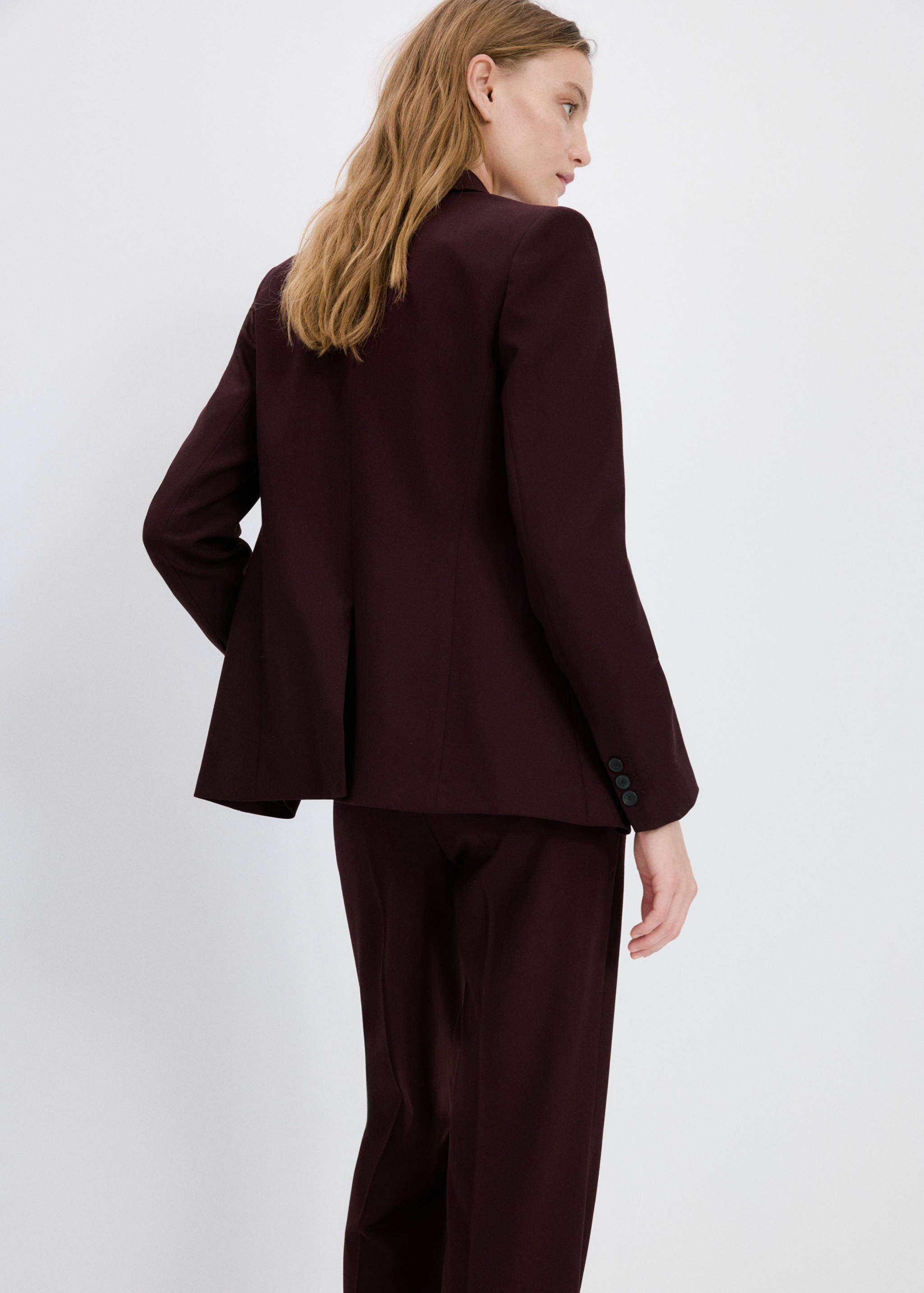 Mango blazer bergen in garnet-003