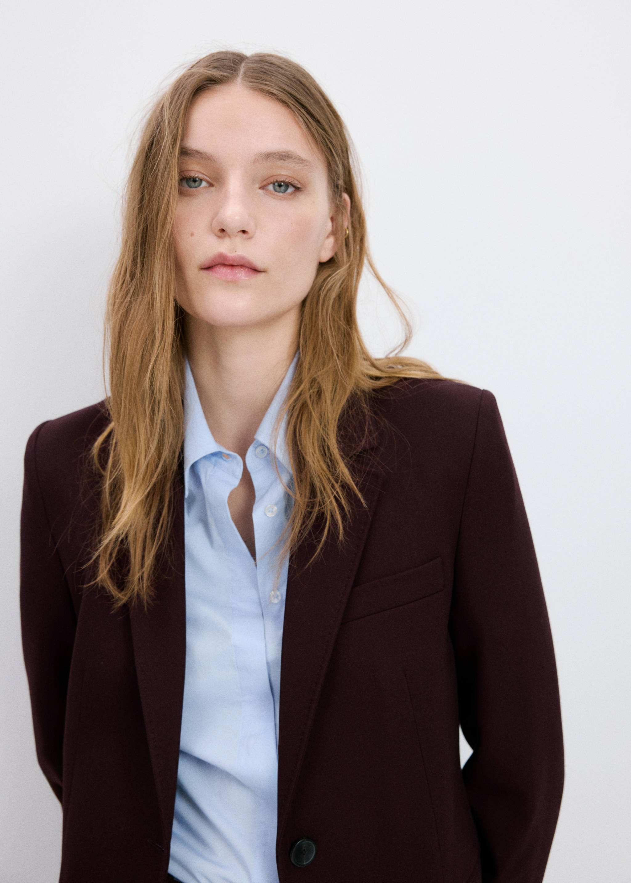 Mango blazer bergen in garnet-004