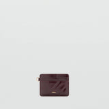 Mango card holder diagonal in eggplant-051
