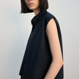 Mango shirt sailor in navy - Image 1