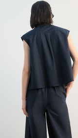 Mango shirt sailor in navy - Image 7