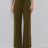 Mango trousers candelap in khaki-002