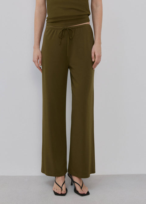 Mango trousers candelap in khaki