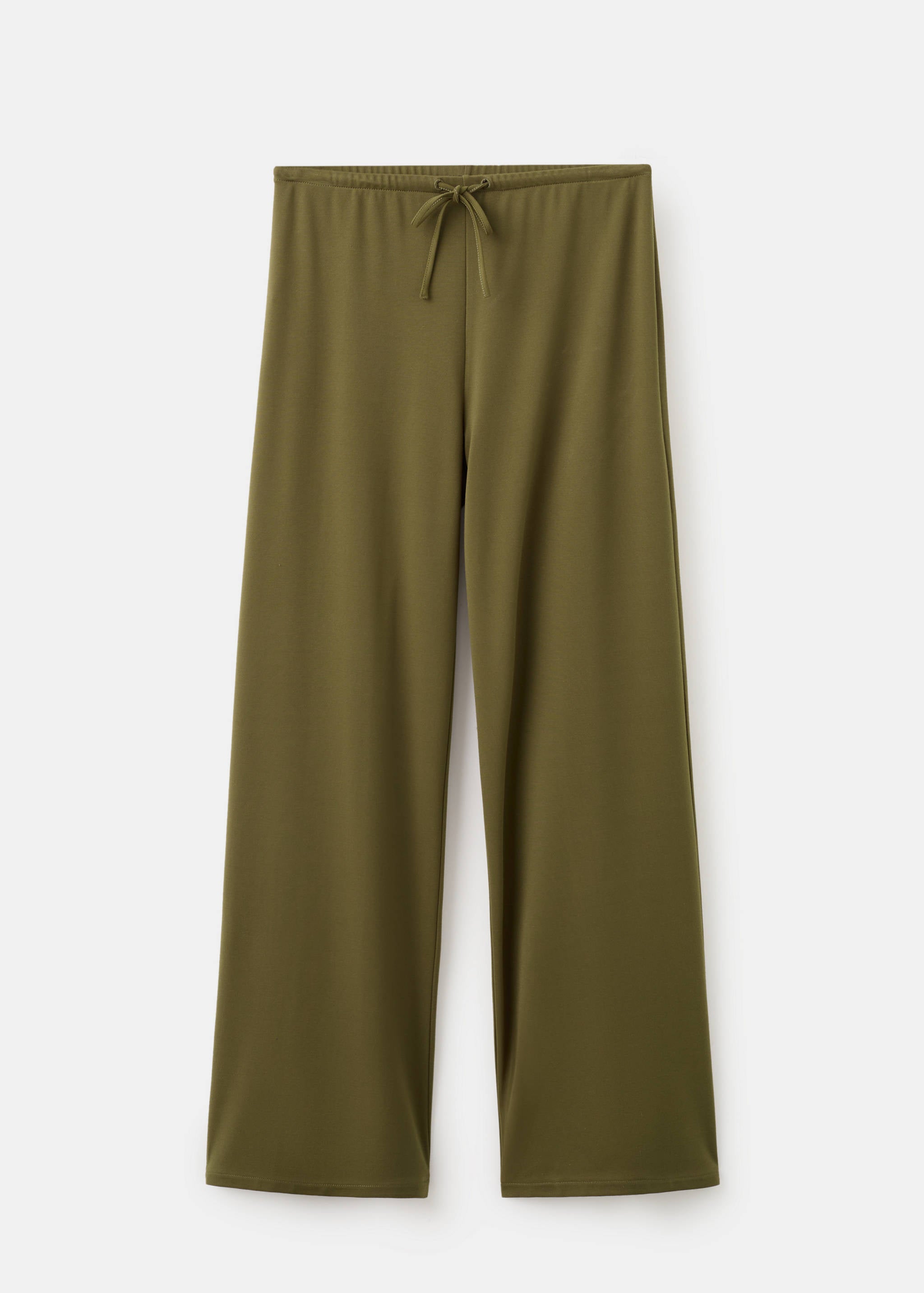 Mango trousers candelap in khaki-021