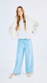 Mango puffer coat freya in grey-001