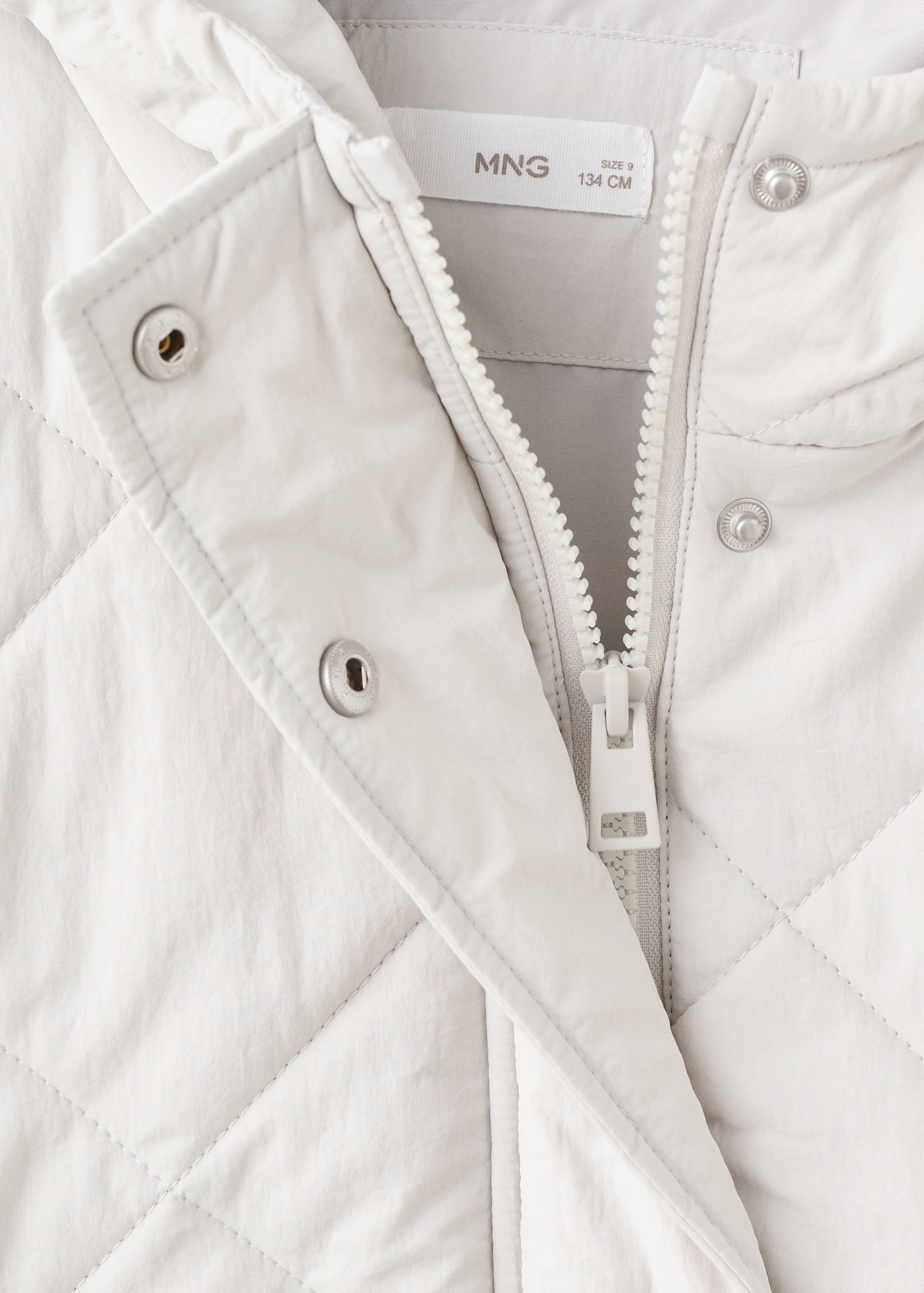 Mango puffer coat freya in grey-030
