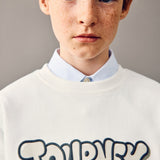 Mango sweatshirt journey in off white - Image 4