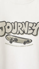 Mango sweatshirt journey in off white - Image 5