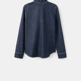 Mango shirt pippa in dark denim - Image 2