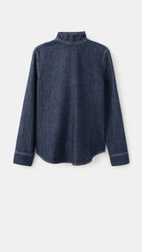 Mango shirt pippa in dark denim - Image 2