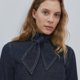 Mango shirt pippa in dark denim - Image 4