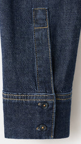 Mango shirt pippa in dark denim - Image 9