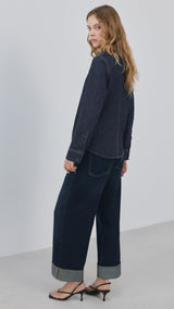 Mango shirt pippa in dark denim - Image 10