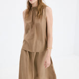 Mango top melow in brown - Image 1