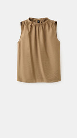 Mango top melow in brown - Image 2