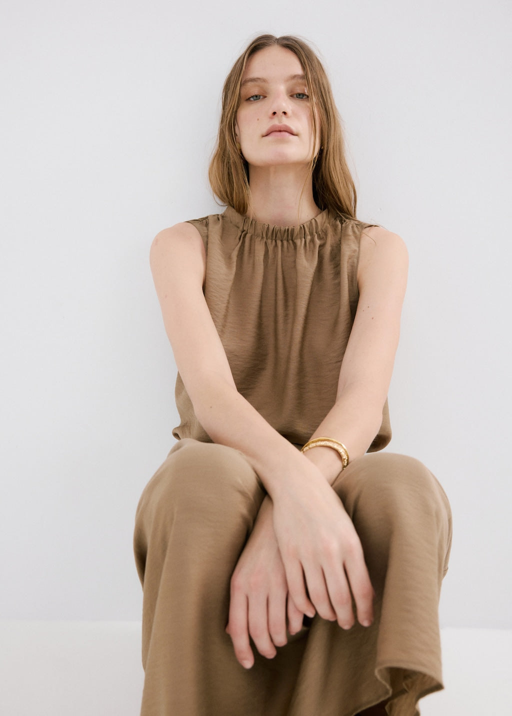 Mango top melow in brown - Image 5