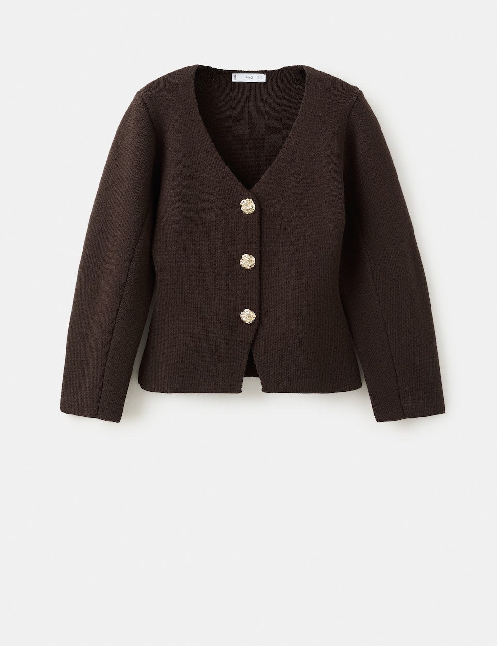 Mango jacket gaudi in chocolate - Image 2