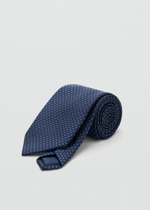 Mango tie stripe in navy