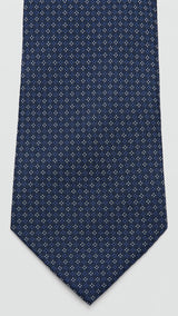 Mango tie stripe in navy - Image 3