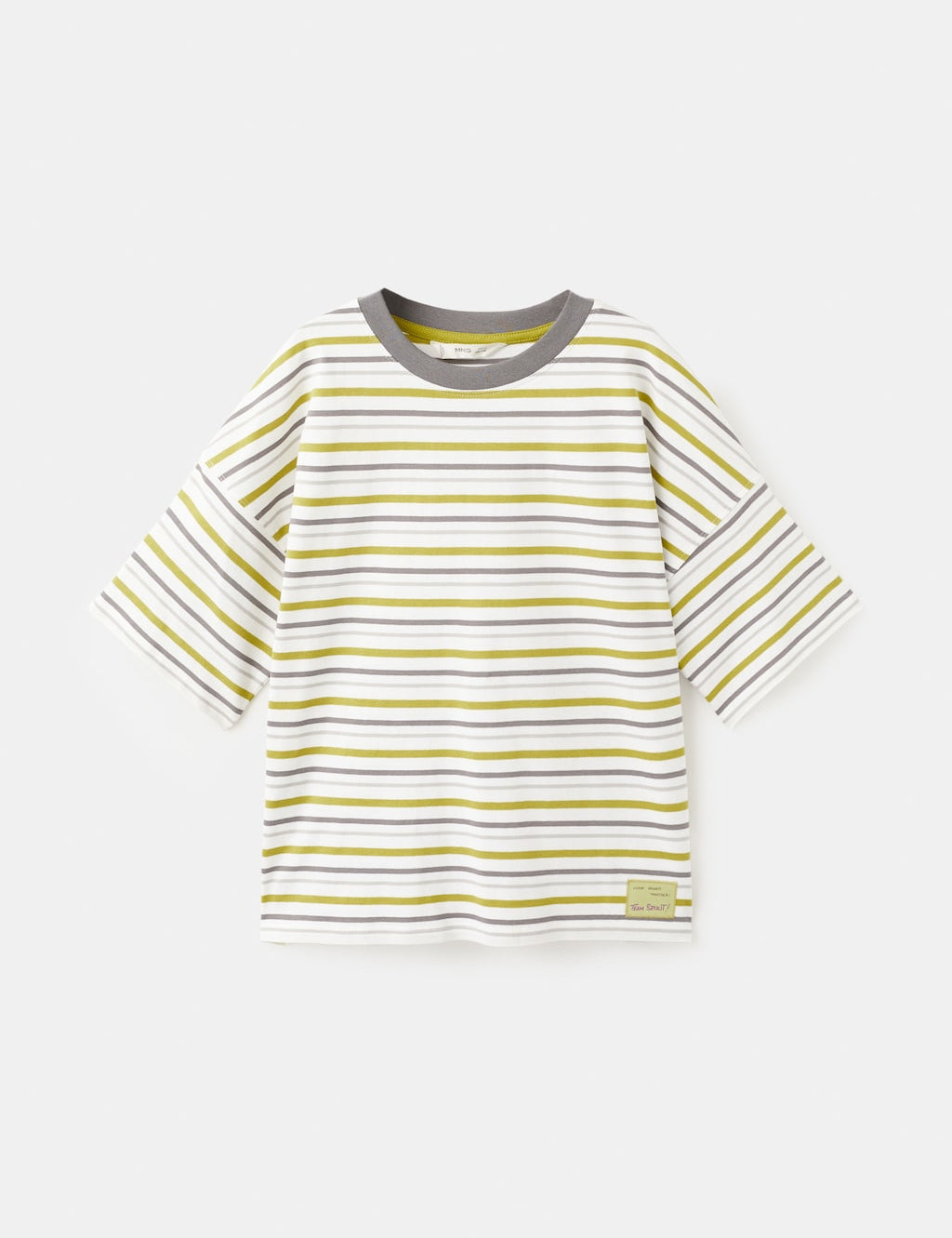 Mango t-shirt espirit in lime - Image 1