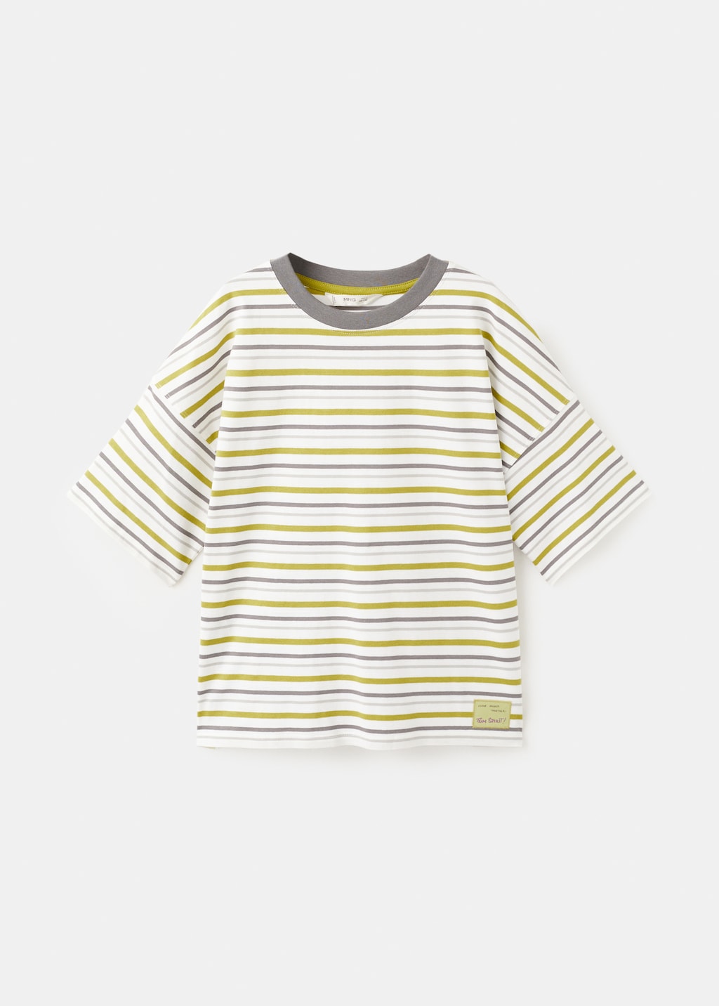 Mango t-shirt espirit in lime - Image 1