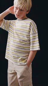 Mango t-shirt espirit in lime - Image 4