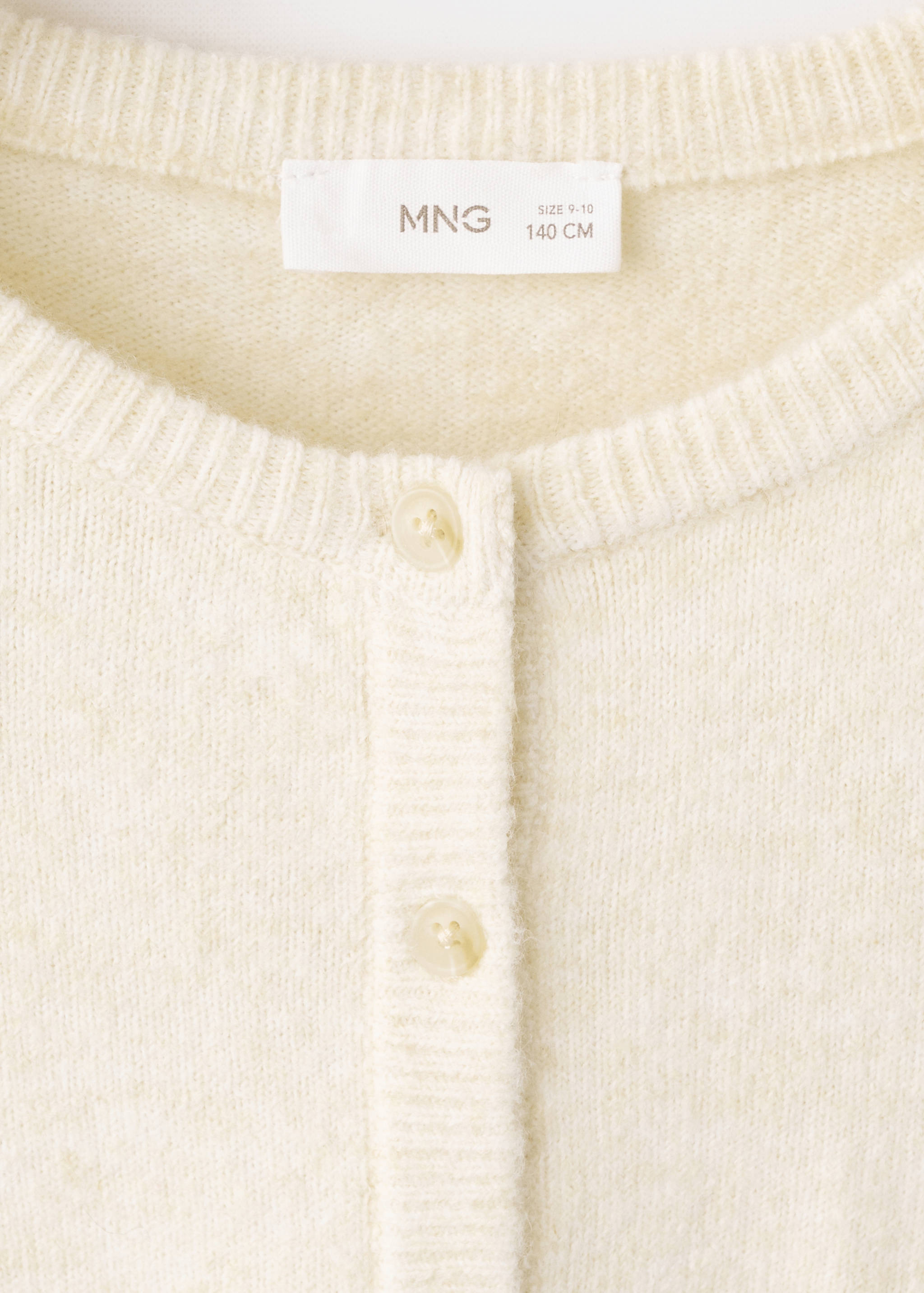 Mango cardigan nina in pastel yellow-023