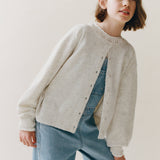 Mango cardigan nina in light vigore grey-008