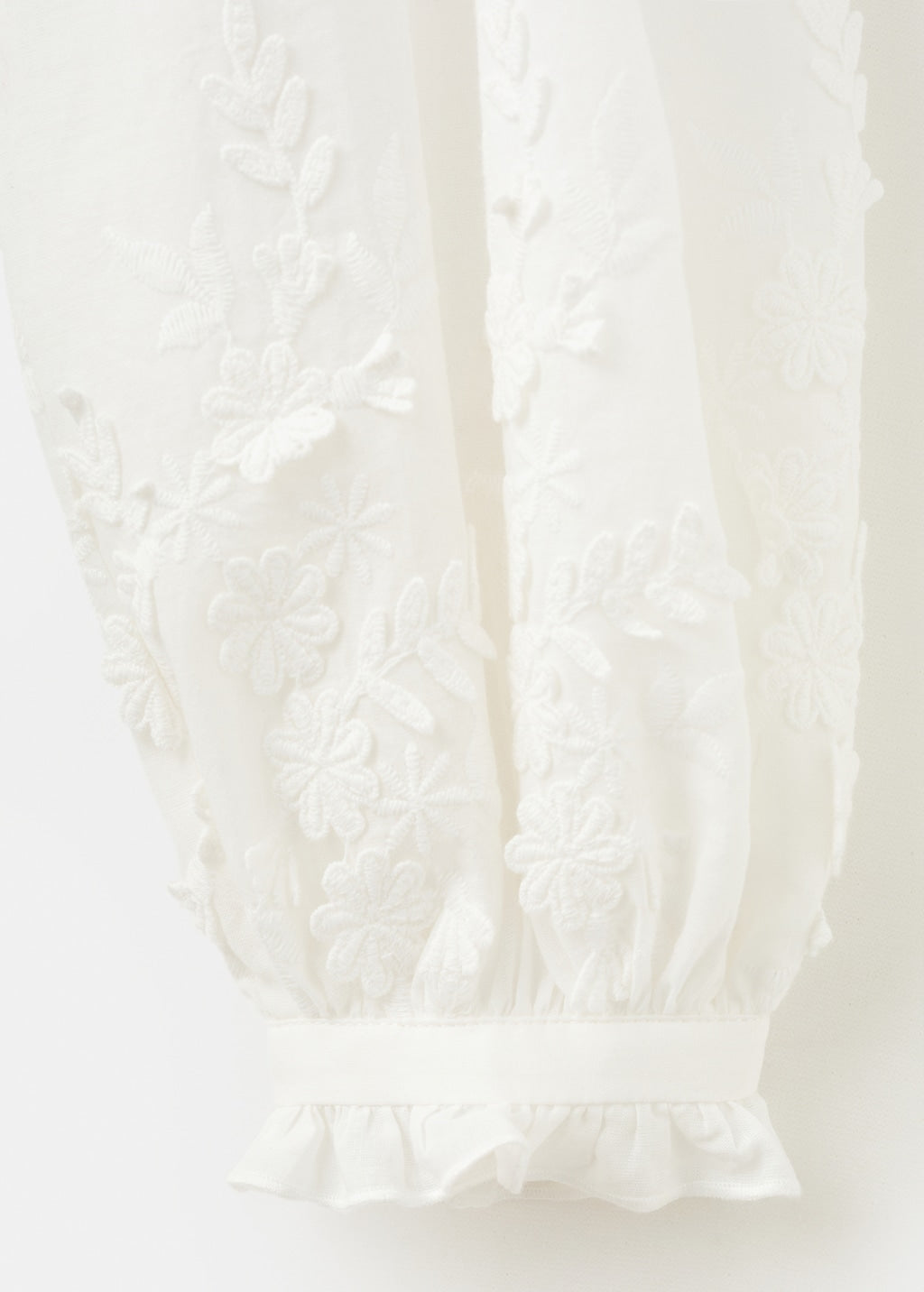 Mango blouse rufla in off white - Image 3