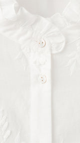 Mango blouse rufla in off white - Image 5