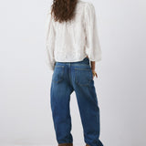 Mango blouse rufla in off white - Image 6