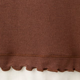 Mango t-shirt curlita in brown-030