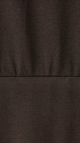 Mango dress carota in chocolate - Image 3