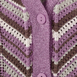 Mango cardigan mar in purple - Image 5