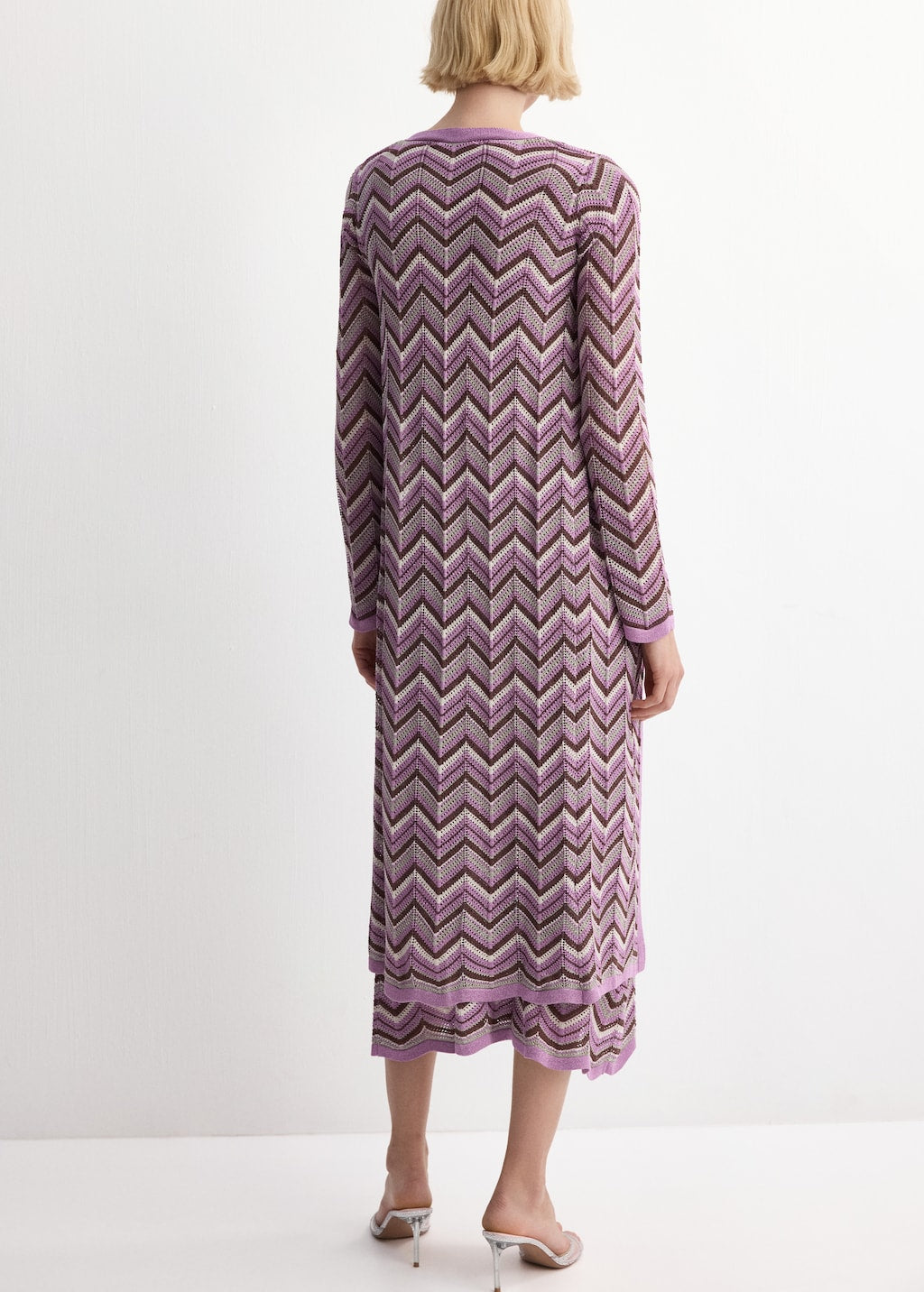 Mango cardigan mar in purple - Image 6