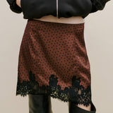 Mango skirt doty in brown - Image 1